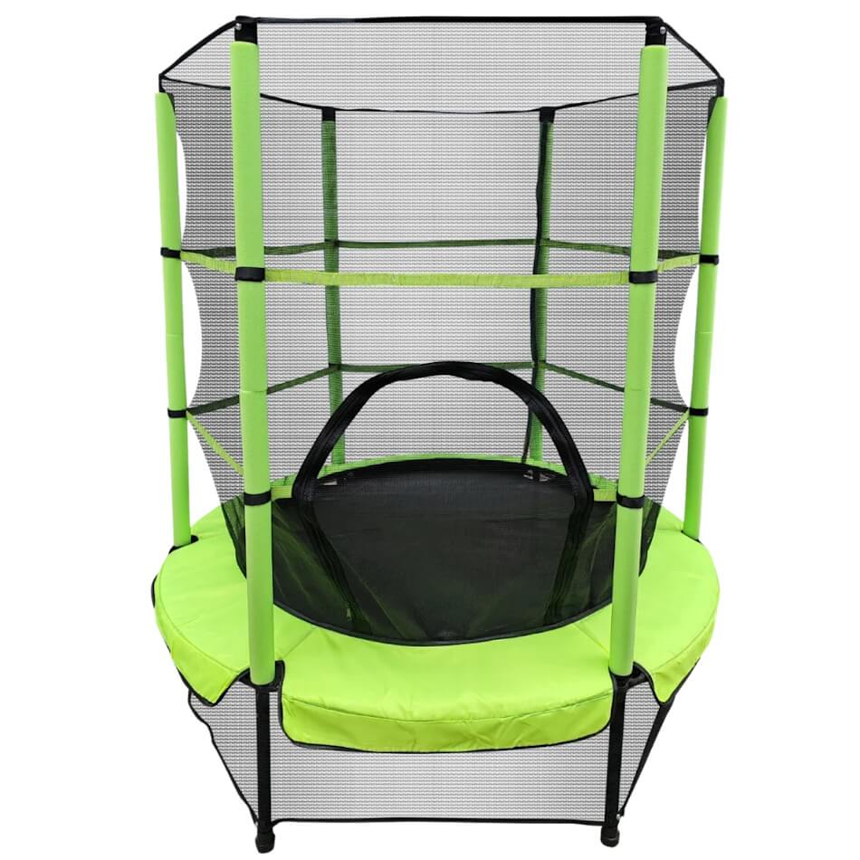 טרמפולינה 1.4 מטר כולל רשת הגנה Jumpy Jump &lrm;TNC140 ירוק