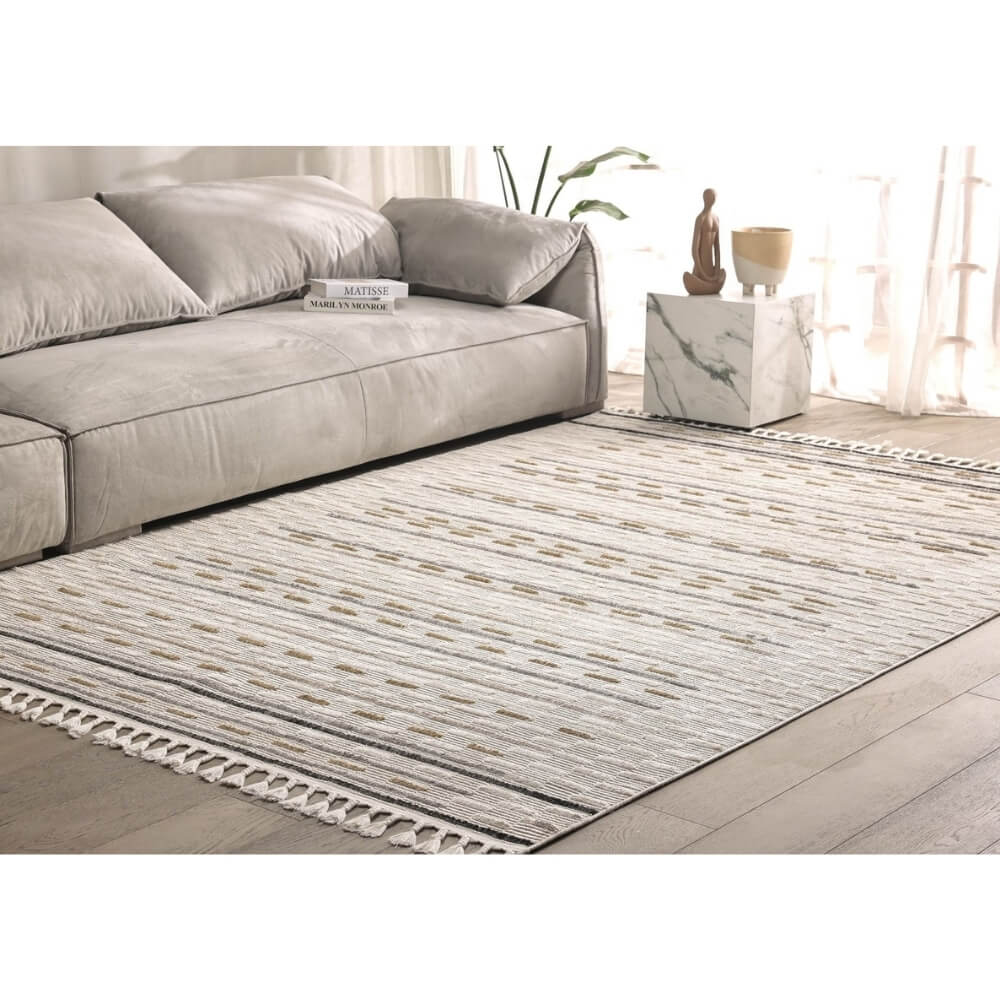 שטיח מודרני כולל דוגמאות גיאומטריות carmel floor