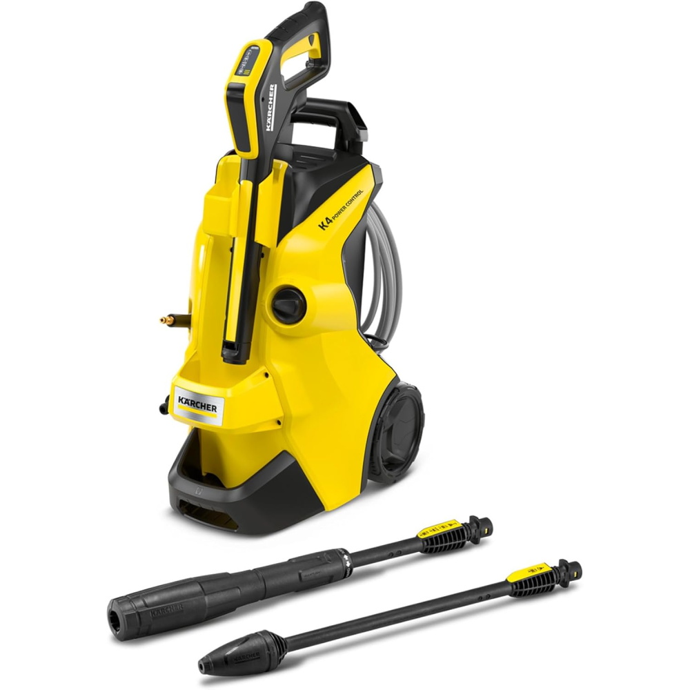סרטון - מכונת שטיפה בלחץ 120 באר karcher  קרשר  k4 power control flex
