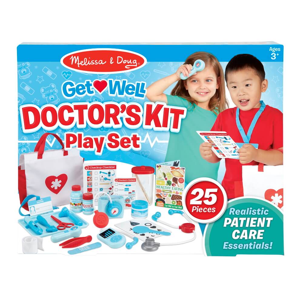 ערכת משחק רופא/ה וחולה לילדים melissa&doug