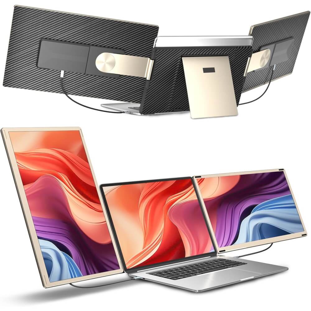 מסך נייד 15.6' למחשב נייד Ofiyaa &lrm;Tri-Screen S6