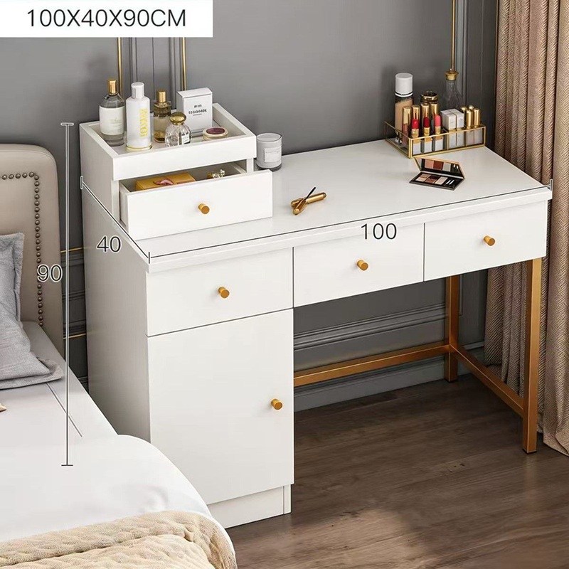 שידת איפור כולל 4 מגירות ותא אחסון ROSSO ITALY &lrm;RSM-6030