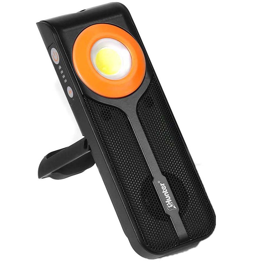 תמונה של פנס חירום כולל רמקול hunter bluetooth