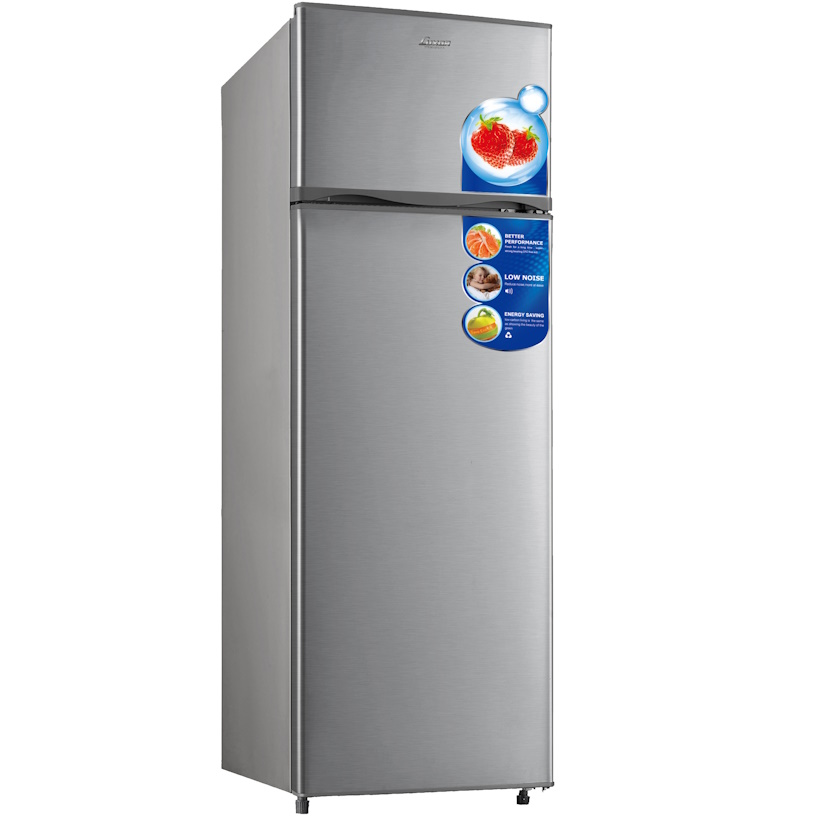 מקרר מקפיא עליון - 233 ליטר Luxor &lrm;DF280-INOX נירוסטה