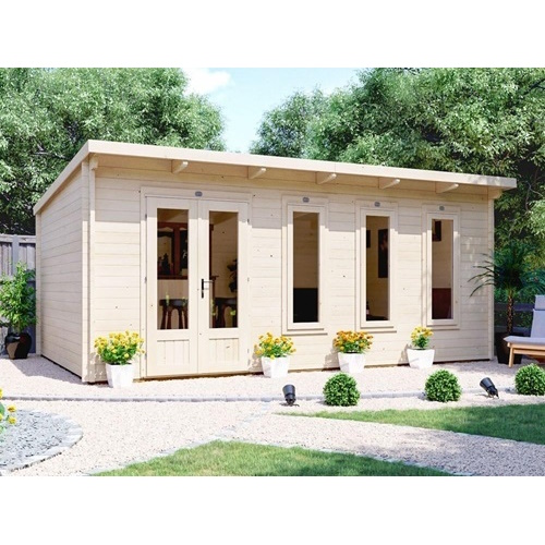 סרטון - מחסן עץ פרימיום dunster house  דאונסטר האוס  terminator 5.5x3.5