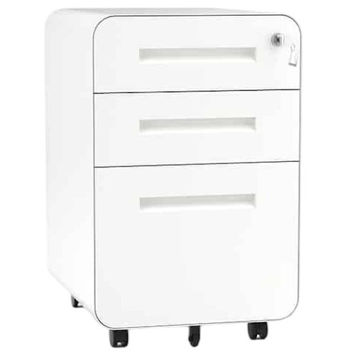 שידת מגירות Keisar &lrm;Cubic לבן