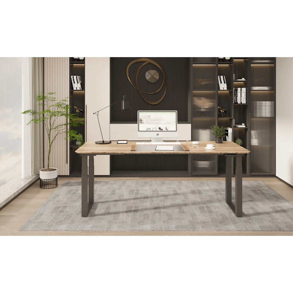 שולחן עמידה חשמלי מתכוונן 4 מנועים Keisar &lrm;Quadro