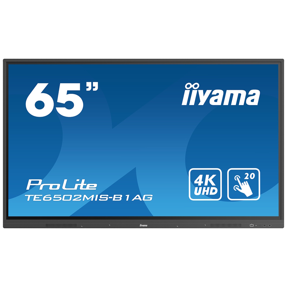 סרטון - מסך מגע אינטראקטיבי 65&quot iiyama  אייאמה  prolite te6502mis-b1ag
