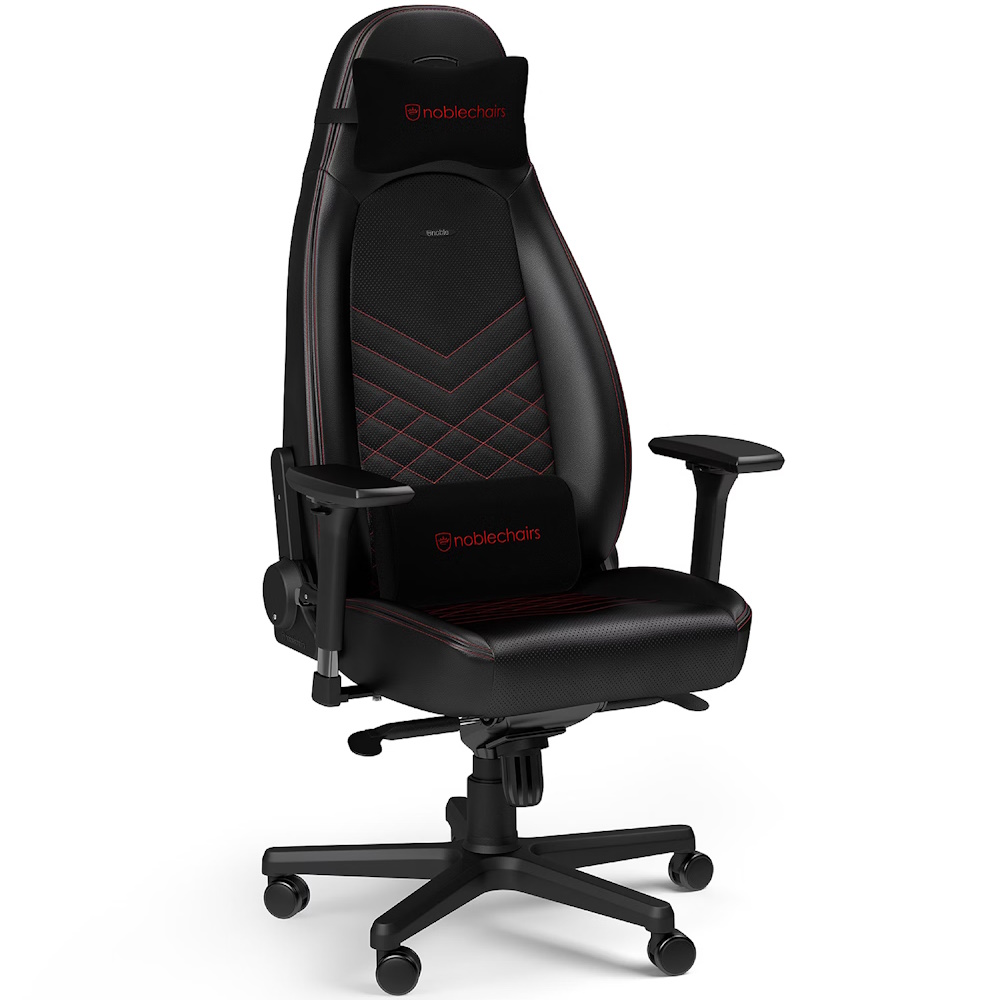 כיסא גיימינג Noblechairs &lrm;ICON Black/Red