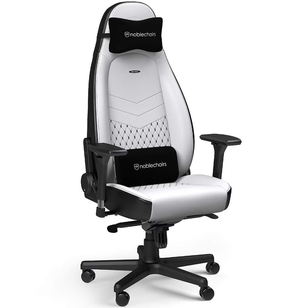 כיסא גיימינג Noblechairs &lrm;ICON White/Black