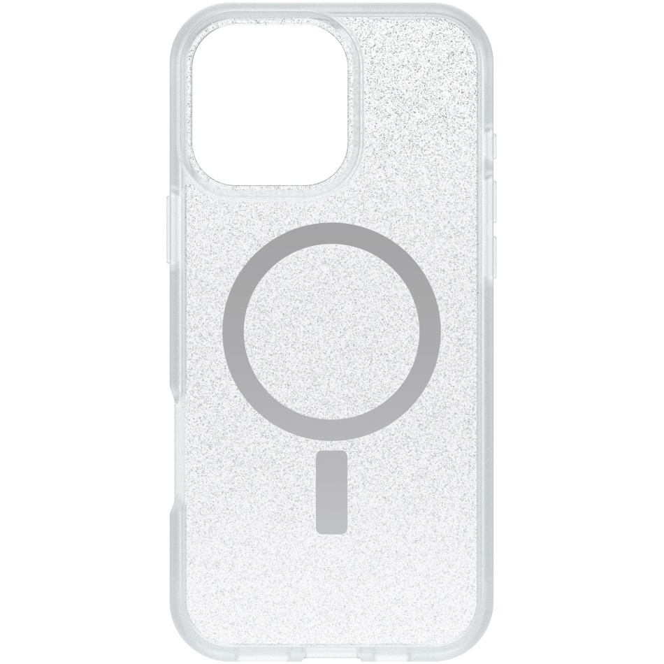 כיסוי לOtterBox iPhone 16 Pro Max &lrm;React MagSafe-iPhone 16 Pro Max שקוף מנצנץ