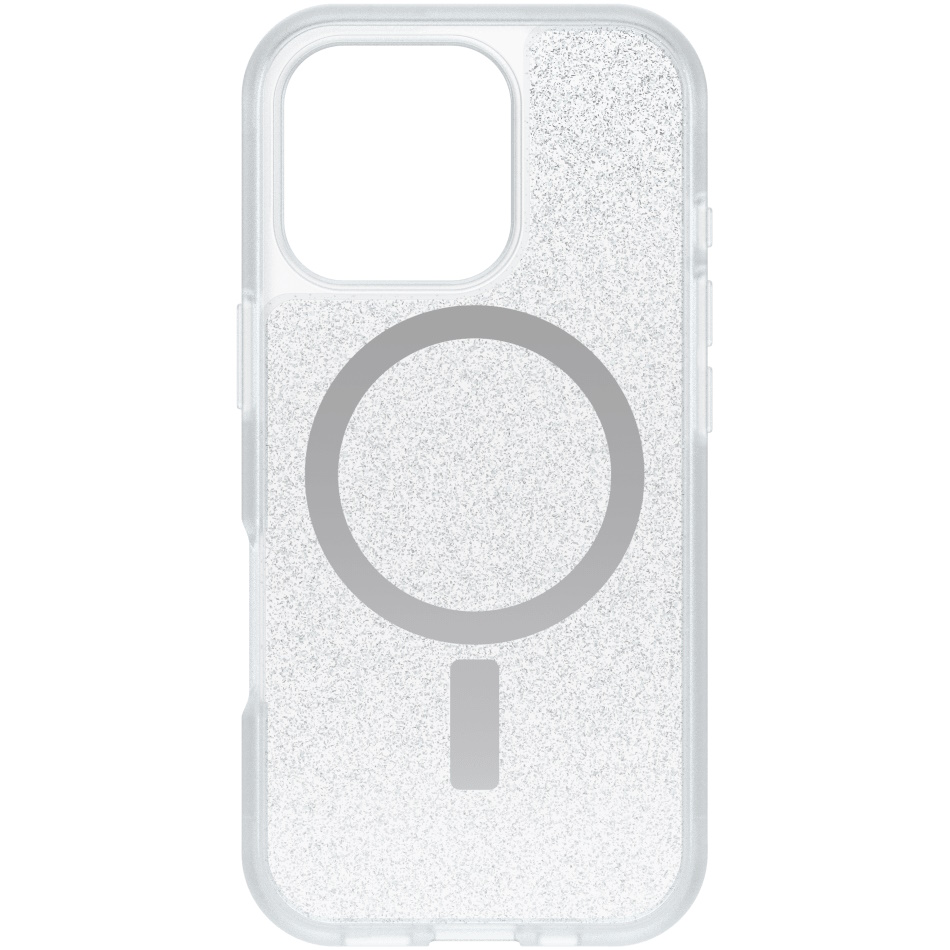 כיסוי לOtterBox iPhone 16 Pro &lrm;React MagSafe-iPhone 16 Pro שקוף מנצנץ