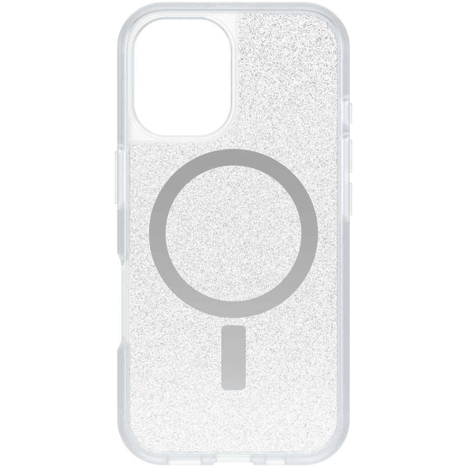 כיסוי לOtterBox iPhone 16 &lrm;React MagSafe-iPhone 16 שקוף מנצנץ