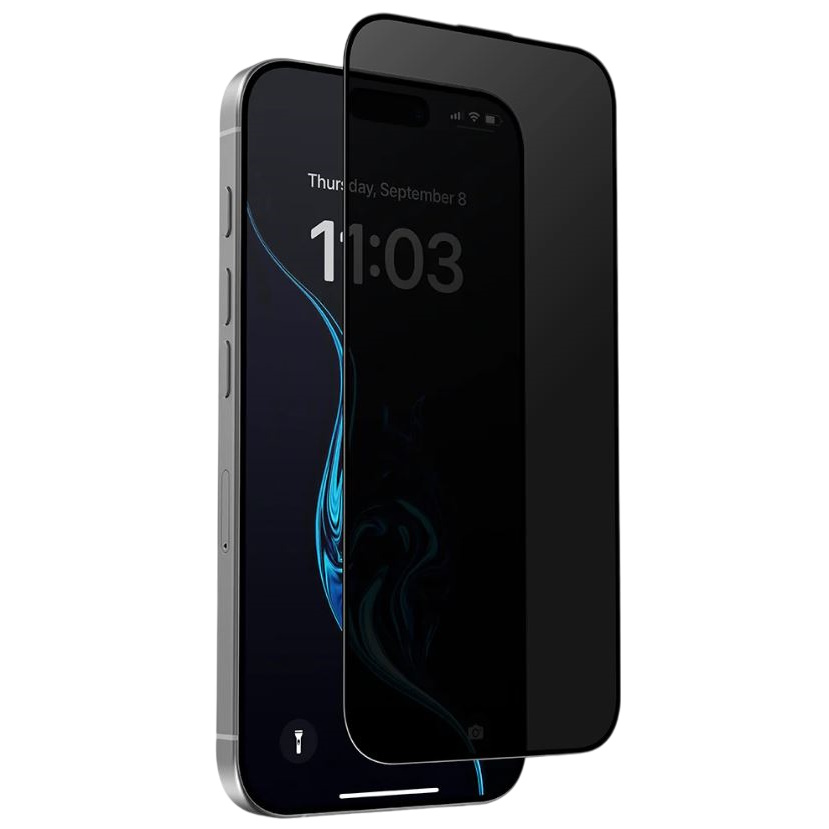 מגן זכוכית לMower iPhone 16 Pro &lrm;Anti-Static Privacy iPhone 16 Pro