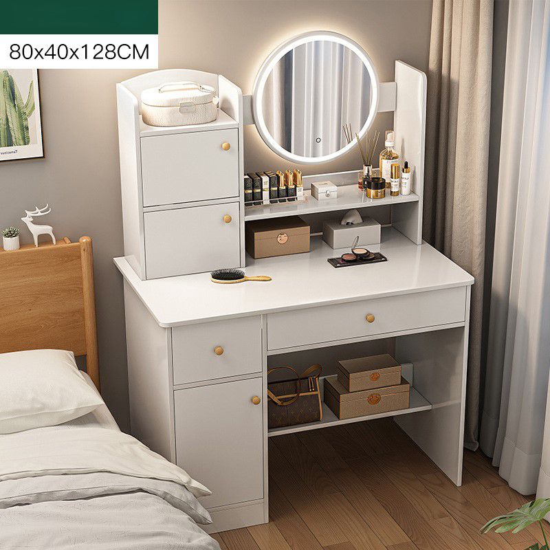 שידת איפור מעוצבת כולל תאורת Rosso Italy Led &lrm;RSM-3006