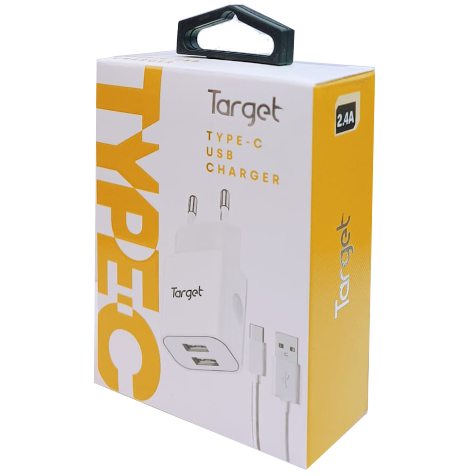 מטען Target USB Type C &lrm;TYPE C + 2.4A