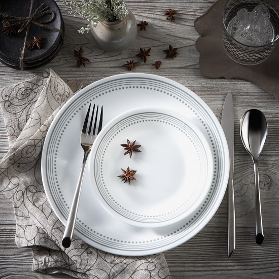 תמונה של סט 96 חלקים ל 12 סועדים קורל corning corelle