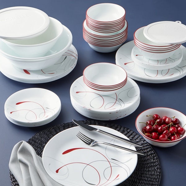 סט 78 חלקים ל-12 סועדים corning corelle