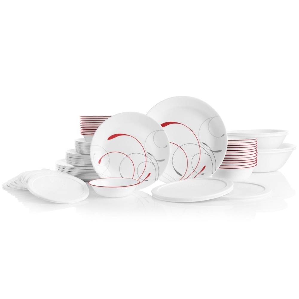 סט 78 חלקים ל-12 סועדים corning corelle
