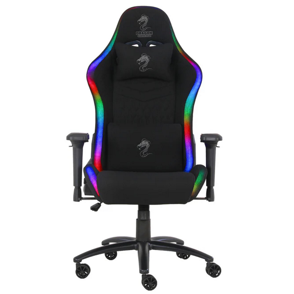 כסא גיימינג מעוצב כולל תאורת Dragon RGB &lrm;Space Plus