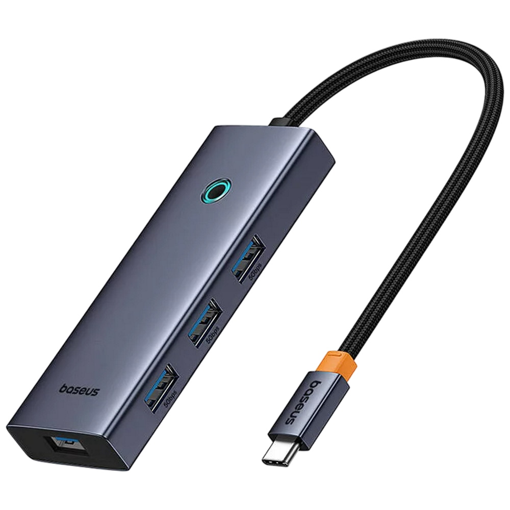 מתאם Baseus USB Type-C &lrm;UltraJoy HUB Adapter Type-C to USB3.0*1 PD 100W