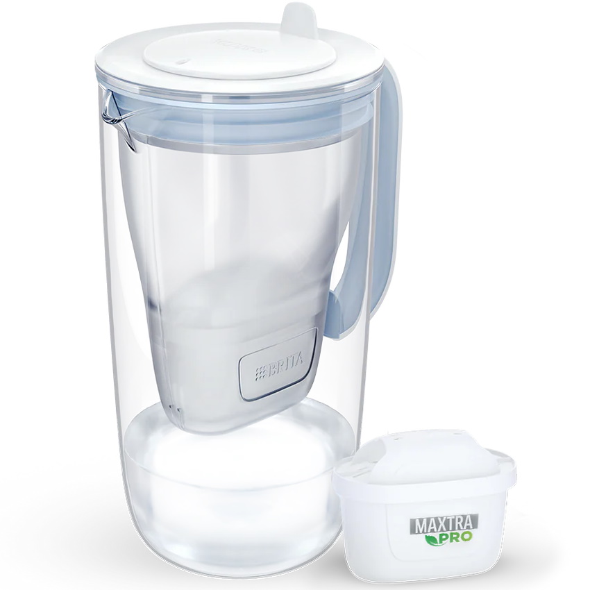 קנקן זכוכית לסינון מים - 2.5 ליטר כולל פילטר Brita &lrm;Maxtra Pro Taste & Protect Expert