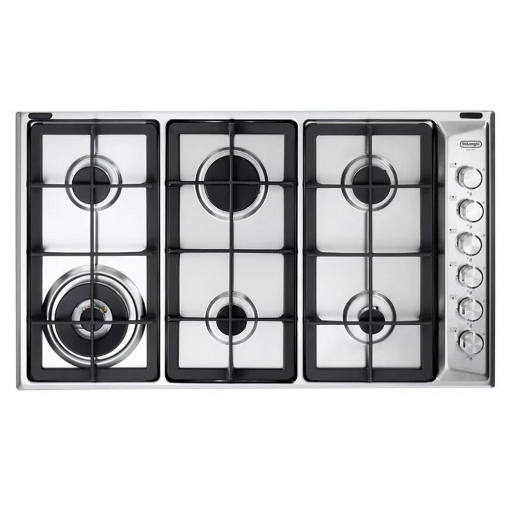 כיריים גז 6 להבות Delonghi &lrm;DGH3390CX