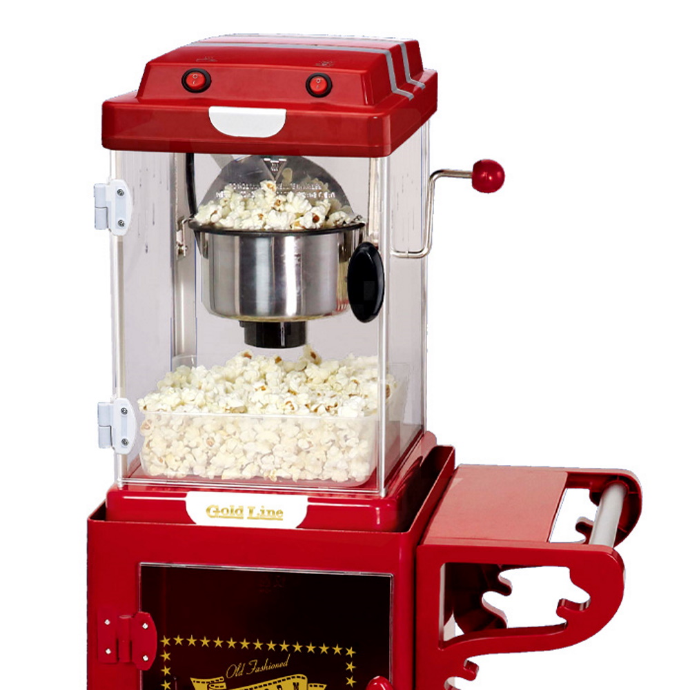retro popcorn cart atl-1209 gold line