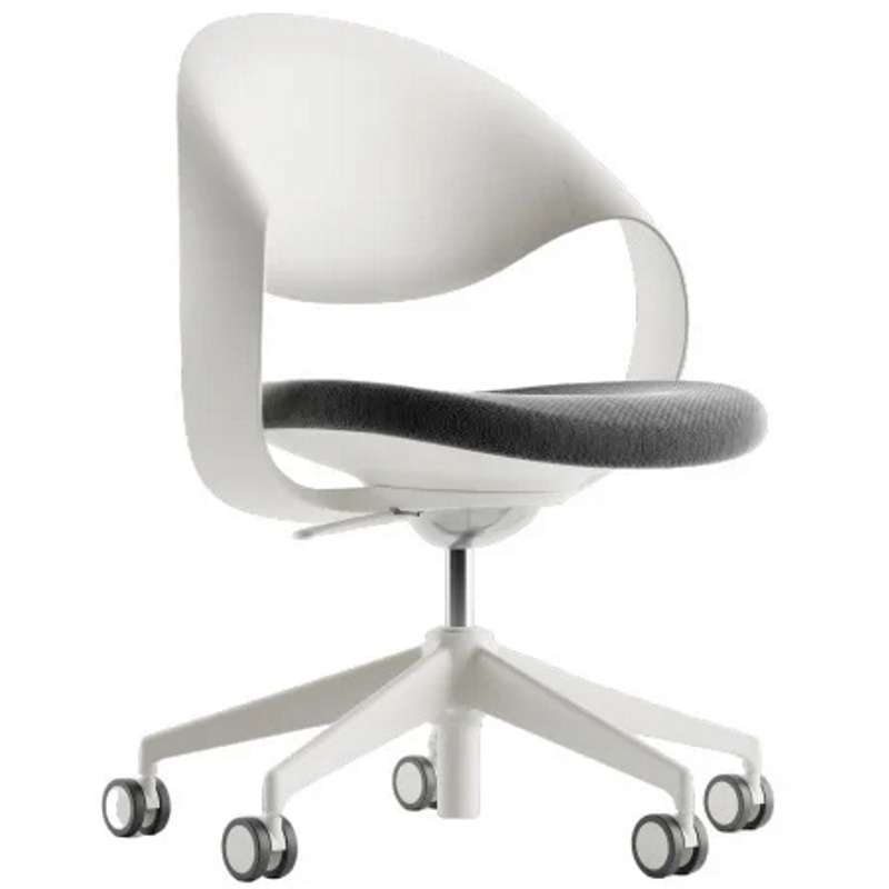 כסא משרדי מעוצב 2Sit &lrm;לולי לבן