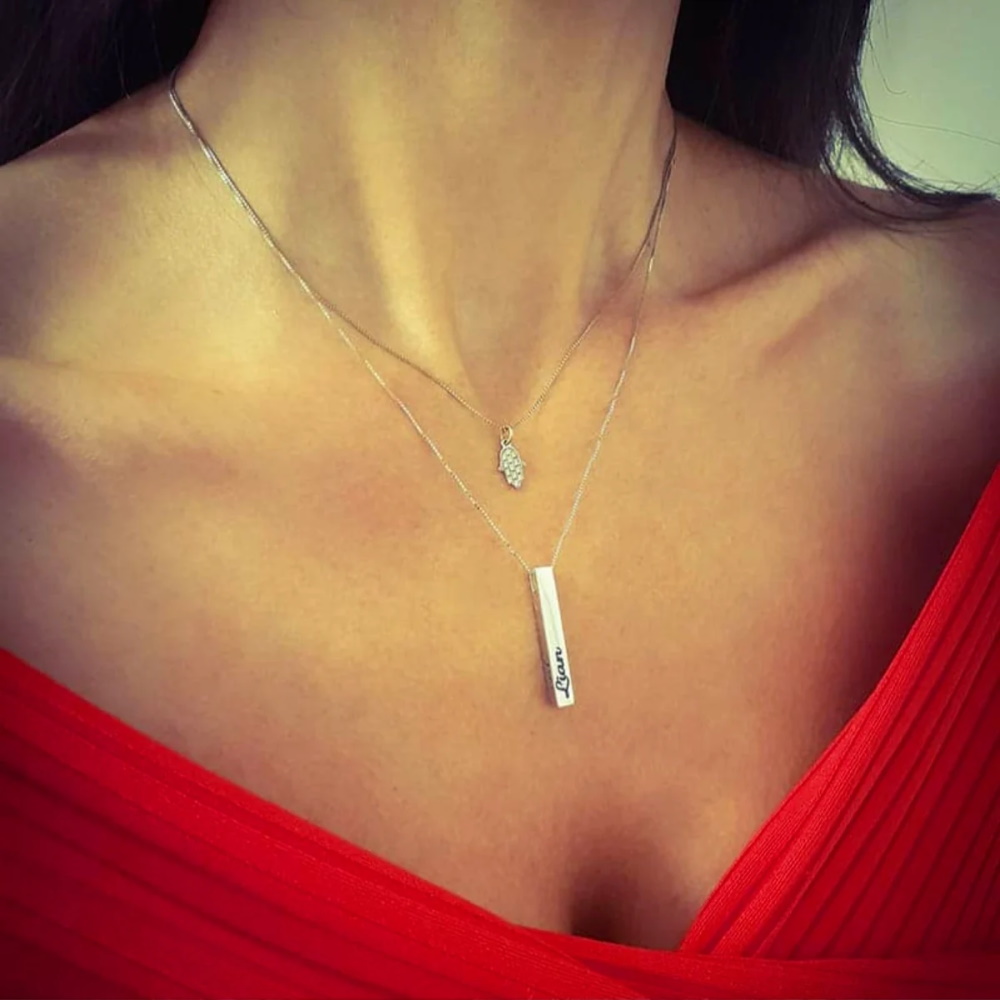 שרשרת תלת מימד bl jewelry