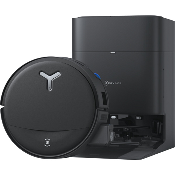 שואב אבק רובוטי כולל עמדת ריקון אוטומטי Ecovacs &lrm;DEEBOT T80S Omni שחור