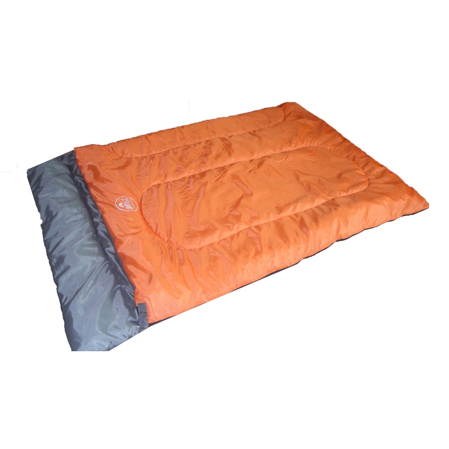 שק שינה זוגי Camp&Go &lrm;Polyester Fiber (כתום)