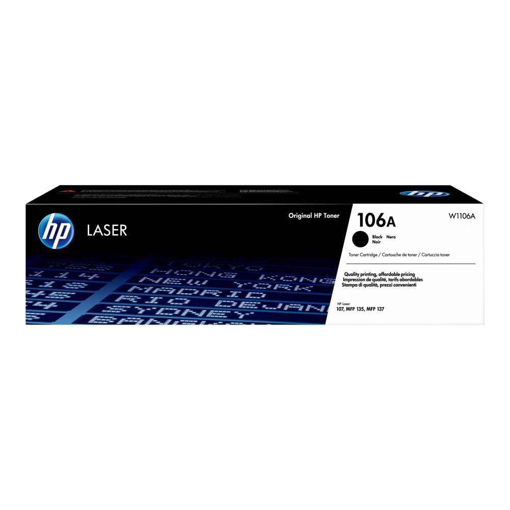 טונר שחור מקורי HP &lrm;W1106A 106A