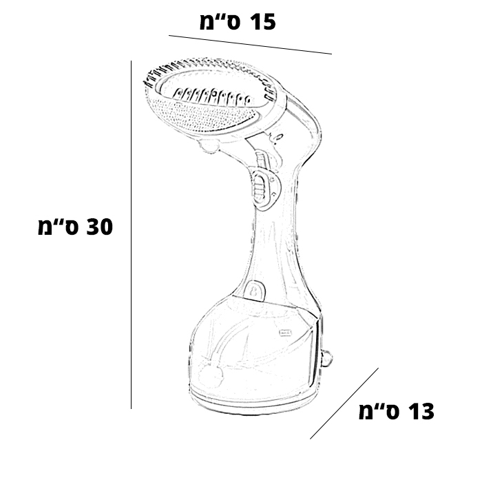 מגהץ קיטור אנכי gold line 1200w