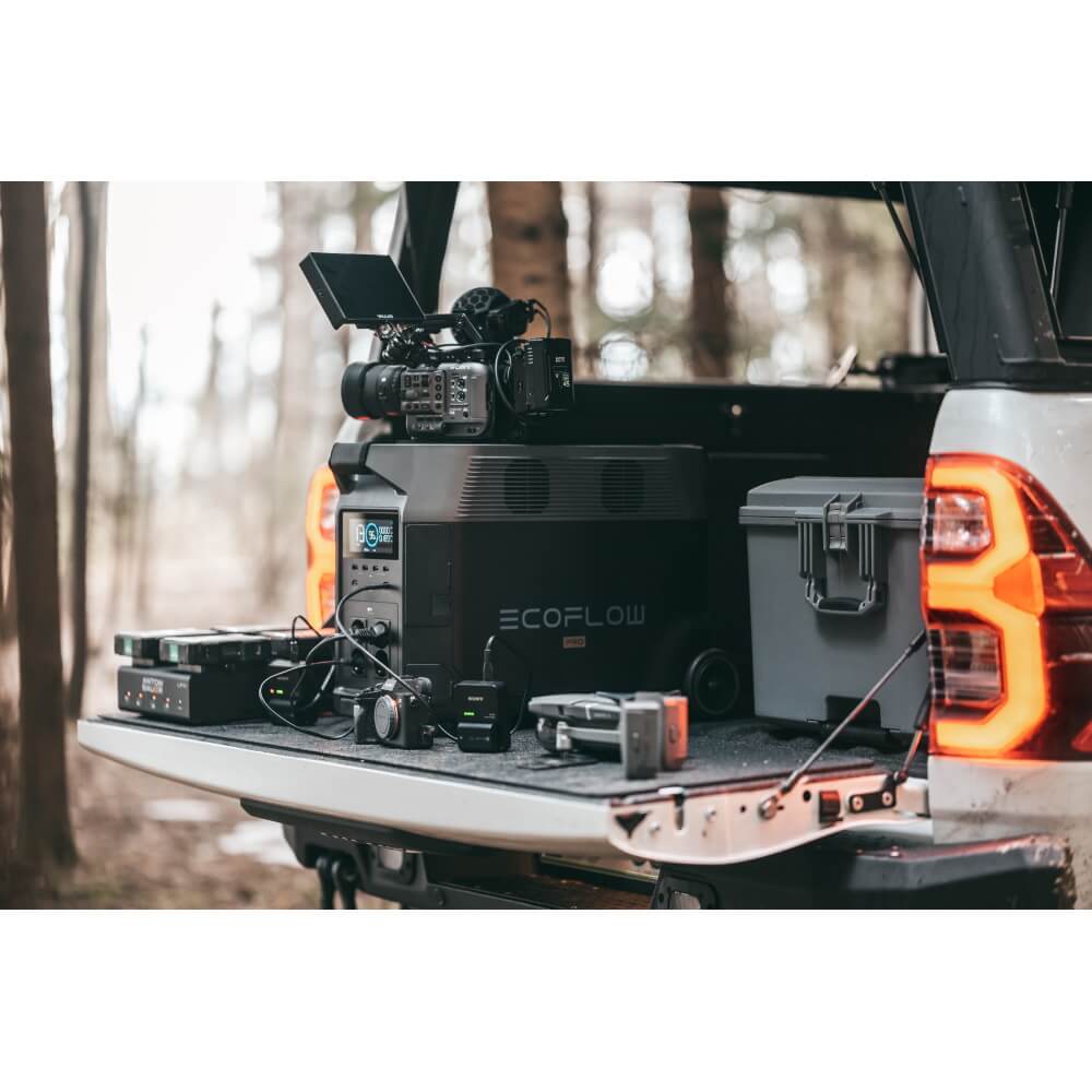 סט תחנת כוח ניידת 3600wh כולל 2 סוללות הרחבה ecoflow
