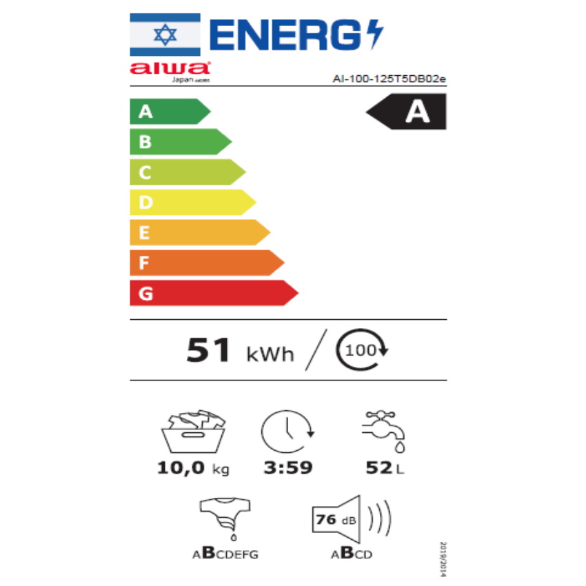 תווית אנרגיה - ai-100-125t5db02e-s aiwa