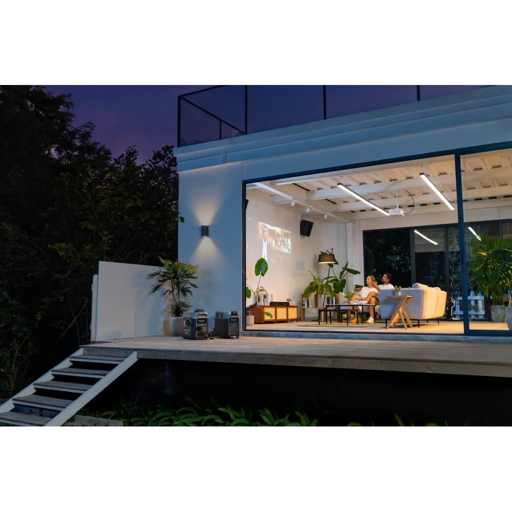 סט תחנת כוח ניידת 3600wh כולל סוללת הרחבה וגנרטור חכם ecoflow
