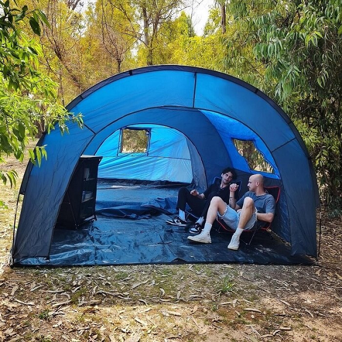 אוהל תעלה ענק ל-6 אנשים camp&go