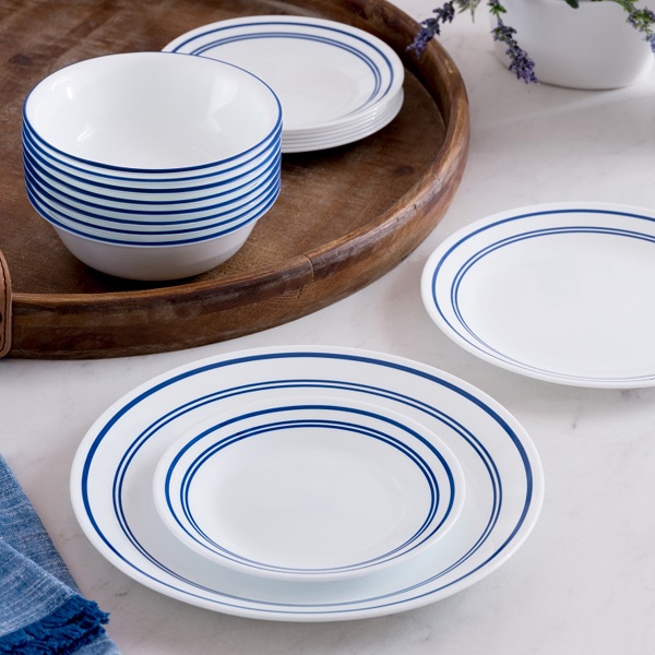 תמונה של סט 18 חלקים ל-6 סועדים corning corelle