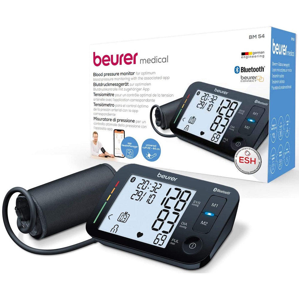 מד לחץ דם לזרוע כולל בלוטות' beurer
