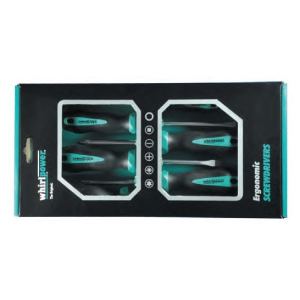 ערכת 8 מברגי כוכב WhirlPower &lrm;171-1308