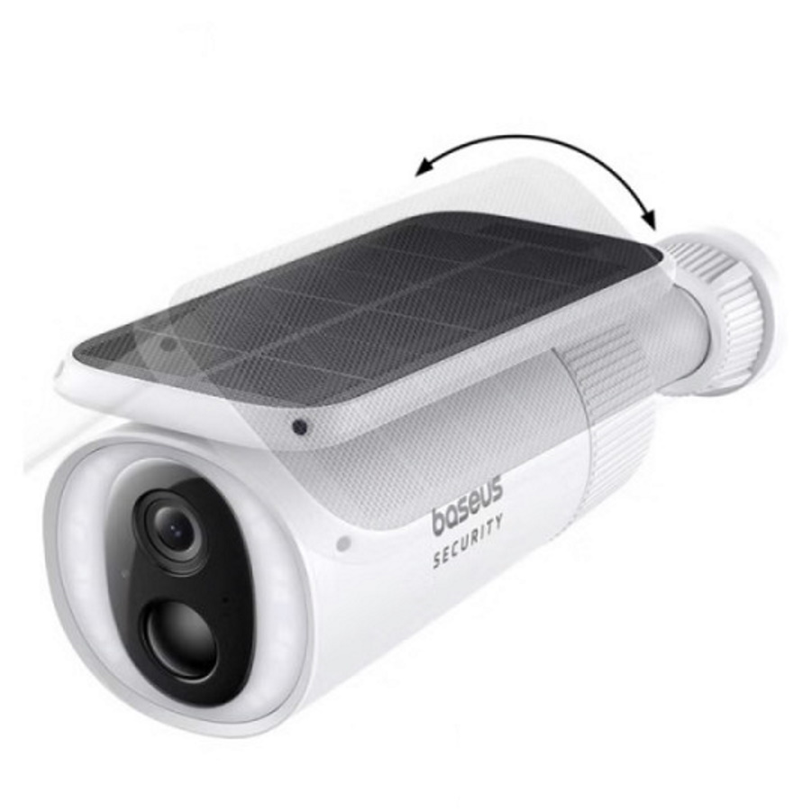 מצלמת אבטחה אלחוטית Baseus 2K &lrm;Security S1 Outdoor Camera 2K White