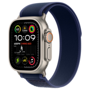 natural titanium case with blue trail loop - m/l