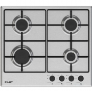 כיריים גז - 4 להבות Pilot PILGH60SS נירוסטה