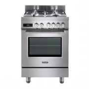 תנור משולב כיריים גז - 4 להבות DeLonghi PRO66MXLPZ-IL נירוסטה
