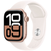 rose gold aluminium case with light blush sport band - s/m