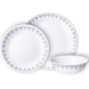 סט צלחות 36 חלקים ל-12 סועדים Corning By Corelle
