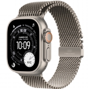 titanium natural case with titanium milanese loop band s