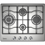 כיריים גז 4 להבות סופר טורבו Midea 60SM097 נירוסטה