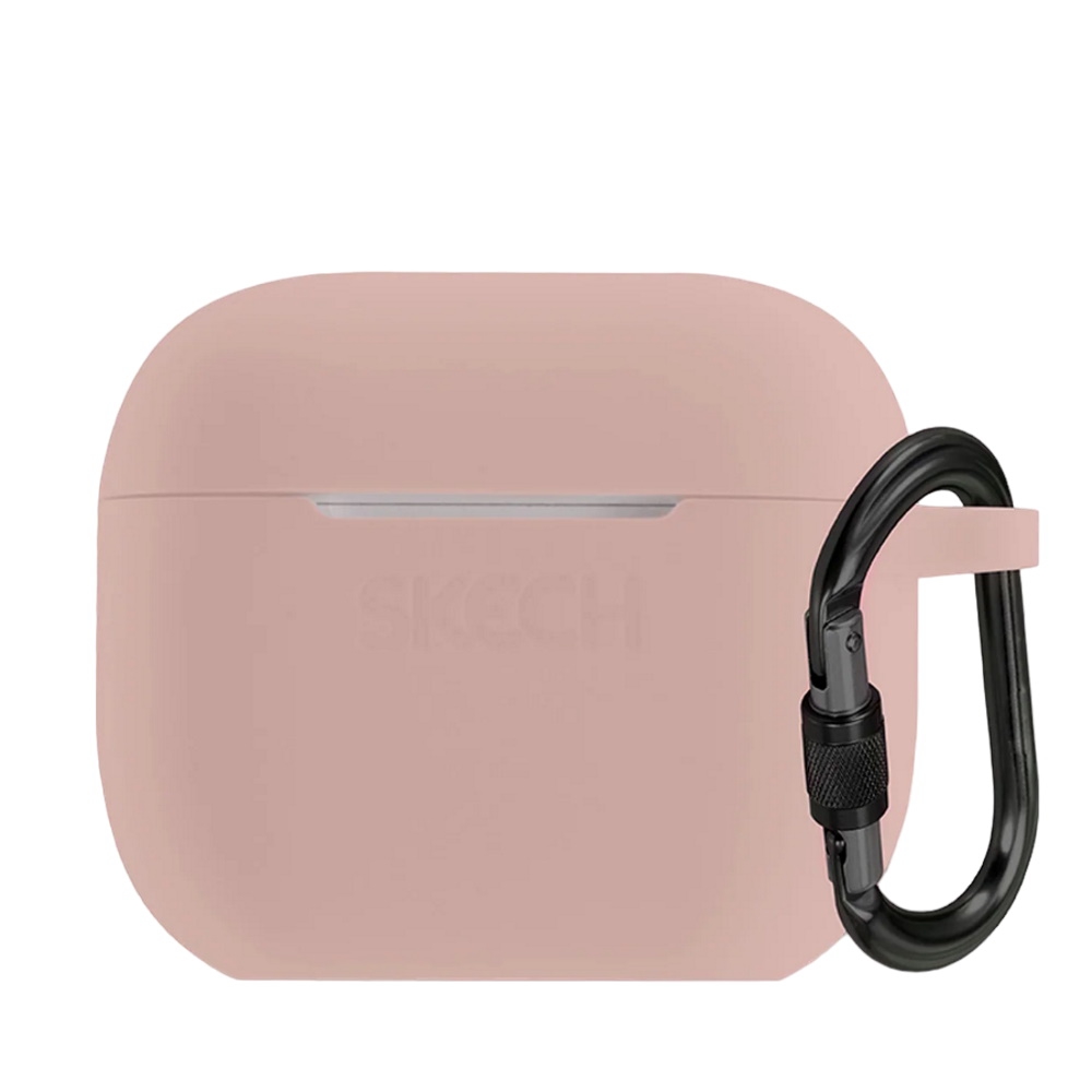 כיסוי סיליקון לאוזניות Skech &lrm;AirPods Skinny Case - AirPods 3 ורוד
